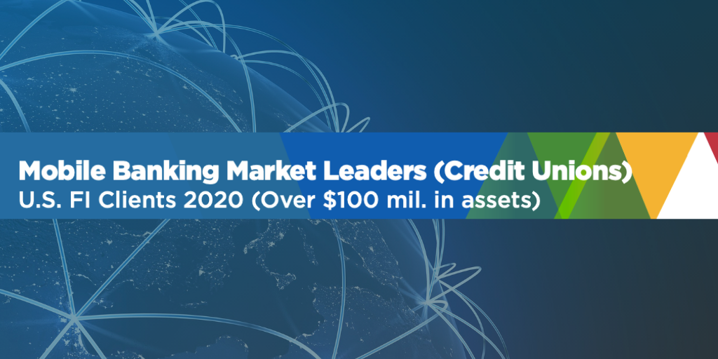 Infographic Leading Credit Unions in Mobile Banking